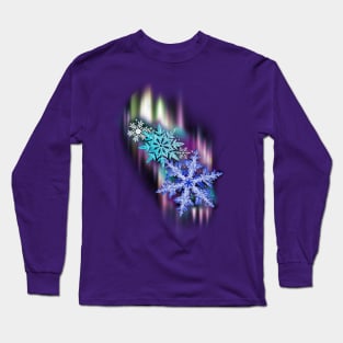 Snow flakes Long Sleeve T-Shirt